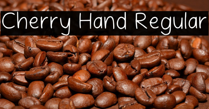Cherry Hand Regular Example 1