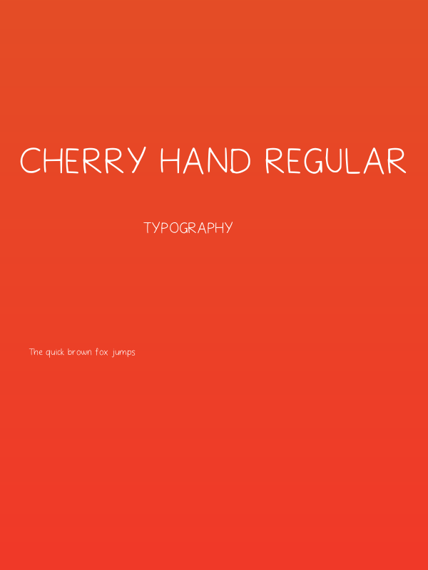Cherry Hand Regular Poster
