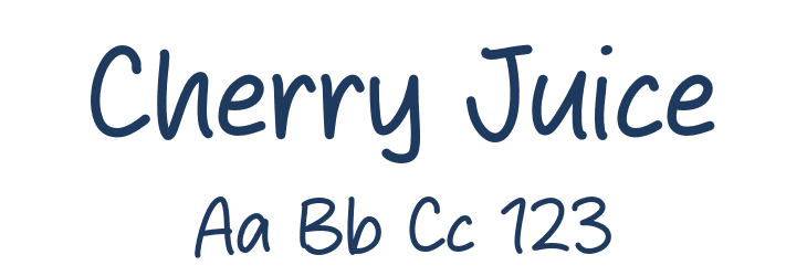 Cherry Juice Font Preview