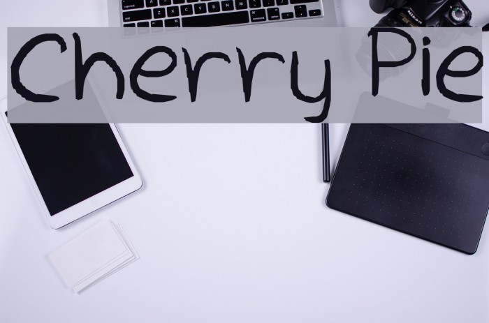 Cherry Pie Font examples