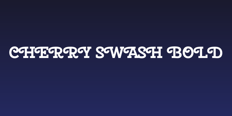 Cherry Swash Bold Social Header