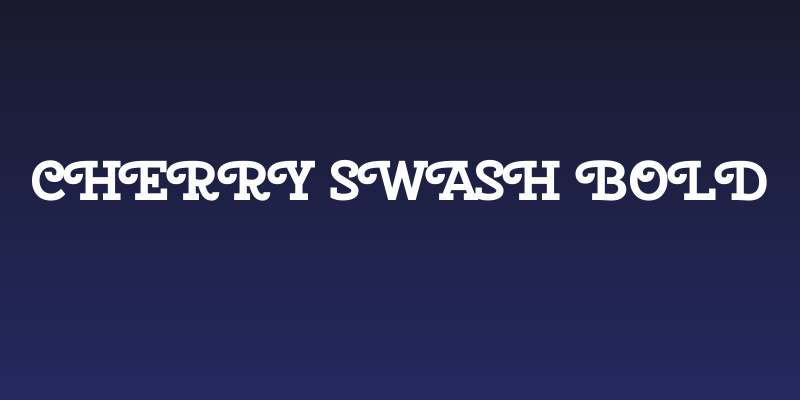 Cherry Swash Bold Social Header