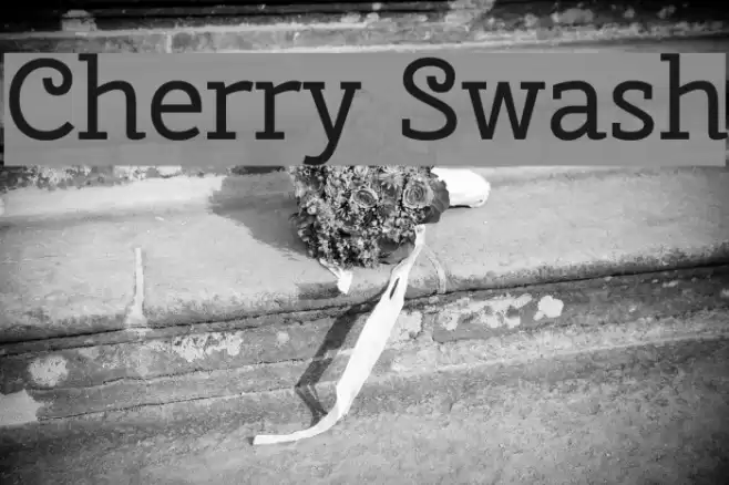 Cherry Swash خط examples