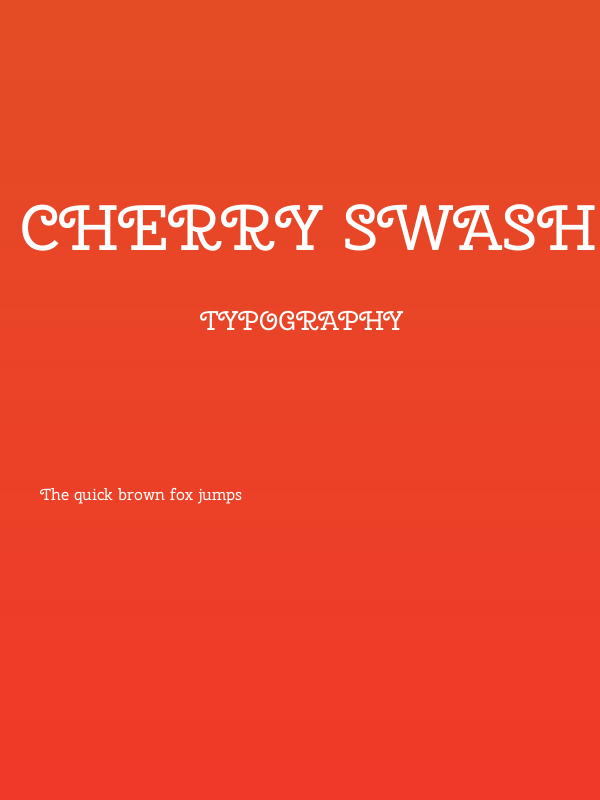 Cherry Swash Poster