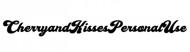 Cherry and Kisses Personal Use  les polices de caractères gratuit tlcharger
