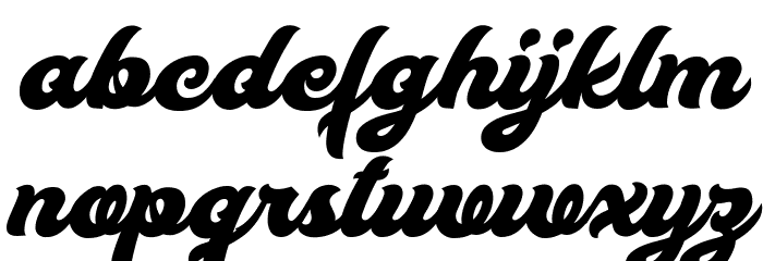 Cherry and Kisses Personal Use Font LOWERCASE