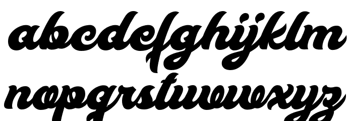Cherry and Kisses Personal Use Font Litere mici