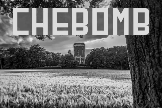 CherryBomb Font examples