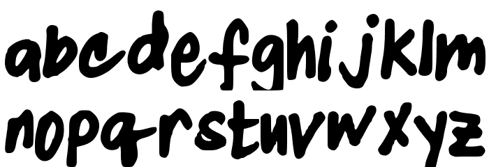 CherryOpedaSMITH Font LOWERCASE