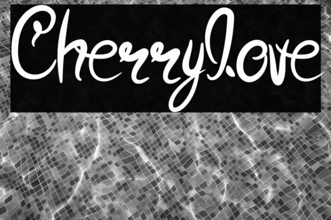 Cherrylove Font examples
