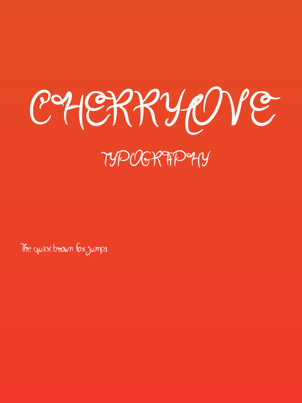Cherrylove Poster