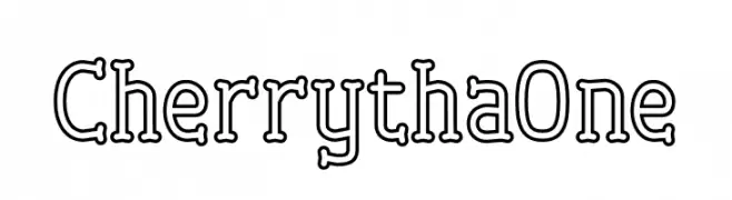 Cherrytha One  Frei Schriftart Herunterladen