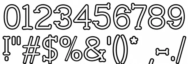 Cherrytha One Font OTHER CHARS