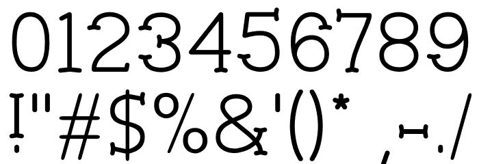 Cherrytha Three Font OTHER CHARS