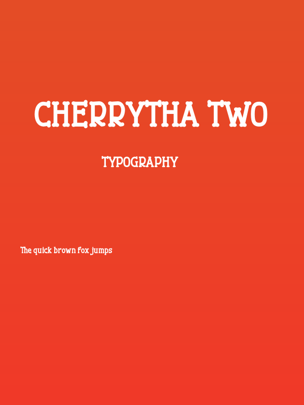 Cherrytha Two Poster
