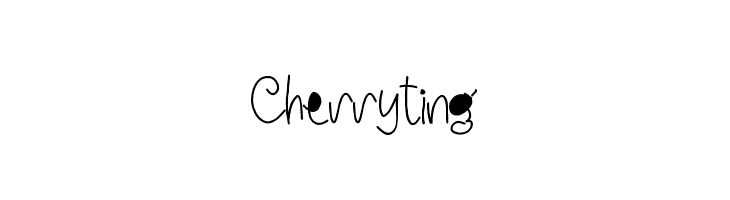 Cherryting  Free Fonts Download
