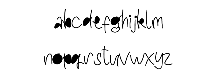 Cherryting Font LOWERCASE