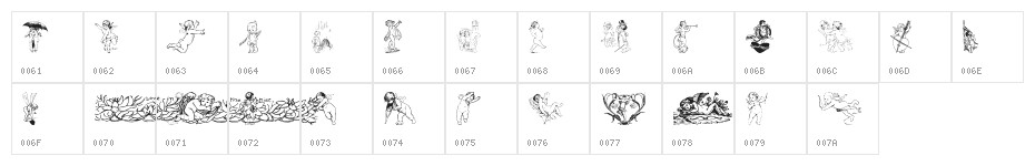 Cherub Character Map