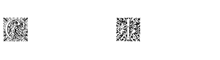 CherubicInitials  Frei Schriftart Herunterladen
