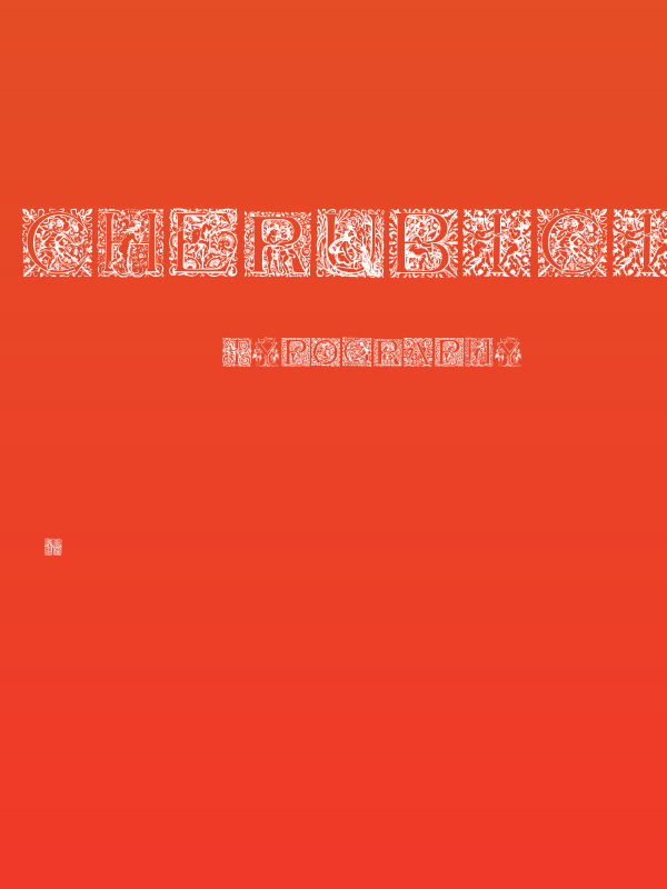 CherubicInitials Poster