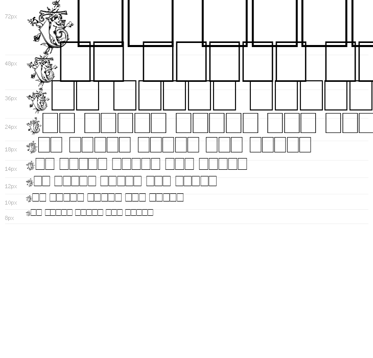 Cherubim Initials Waterfall