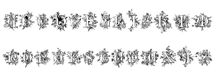 CherubimCaps Font LOWERCASE
