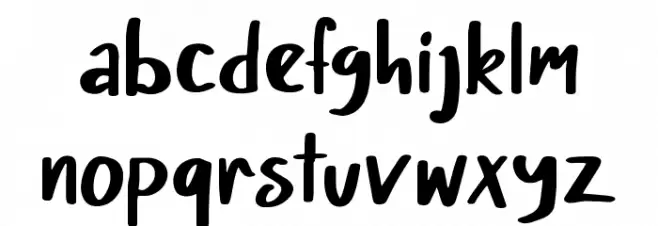 Chery Rush Demo Regular Polices MINUSCULES
