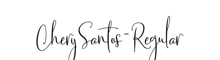 CherySantos-Regular  Descarca Fonturi Gratis