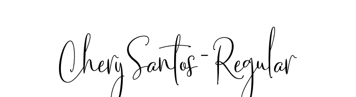 CherySantos-Regular  Descarca Fonturi Gratis