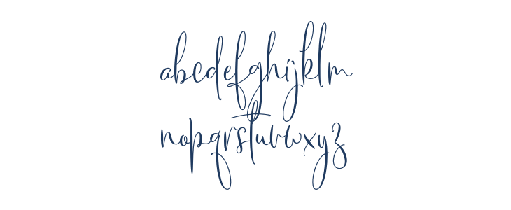 CherySantos-Regular Lowercase