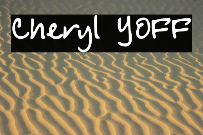 Cheryl YOFF Example 2