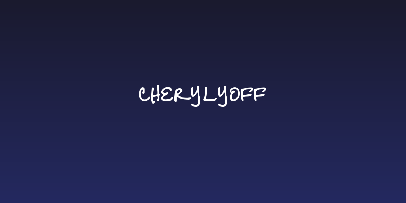 CherylYOFF Social Header
