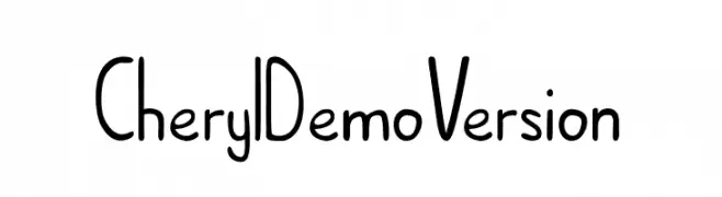 Cheryl_DemoVersion  Fuentes Gratis Descargar