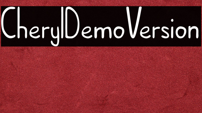 Cheryl_DemoVersion Example 3