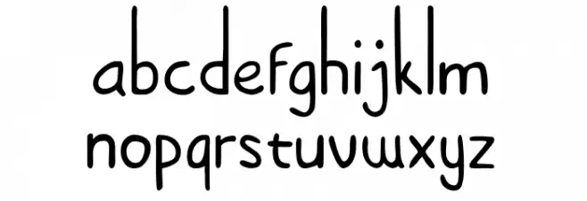 Cheryl_DemoVersion Font Litere mici