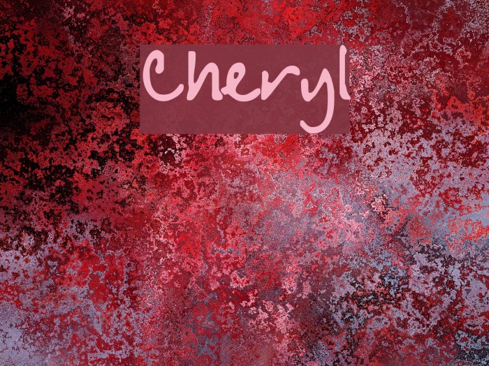 Cheryl Example 3