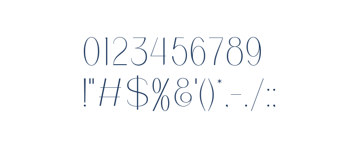 Chesalova Regular Other Characters