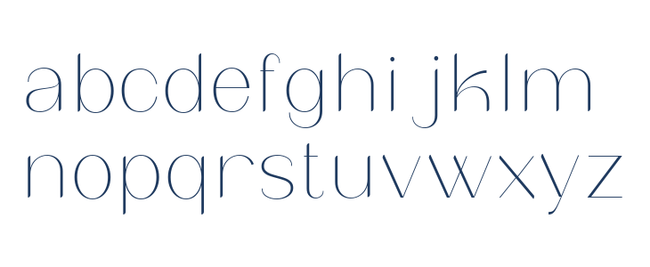 Chesalova Regular Lowercase