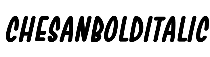 Chesan Bold Italic Font