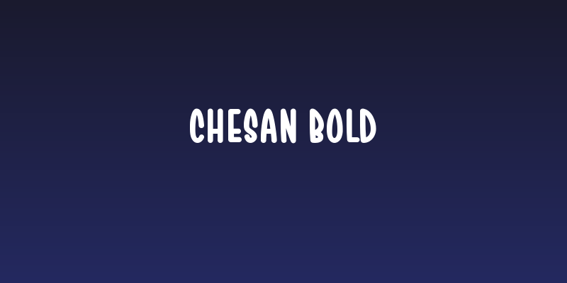 Chesan Bold Social Header