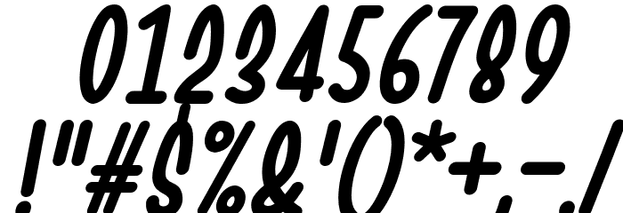 Chesan Italic Font OTHER CHARS