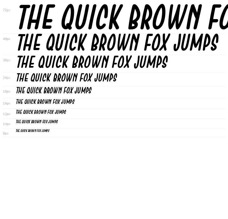 Chesan Italic Waterfall