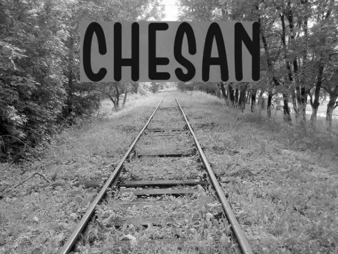 Chesan Font examples