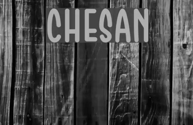 Chesan Font examples