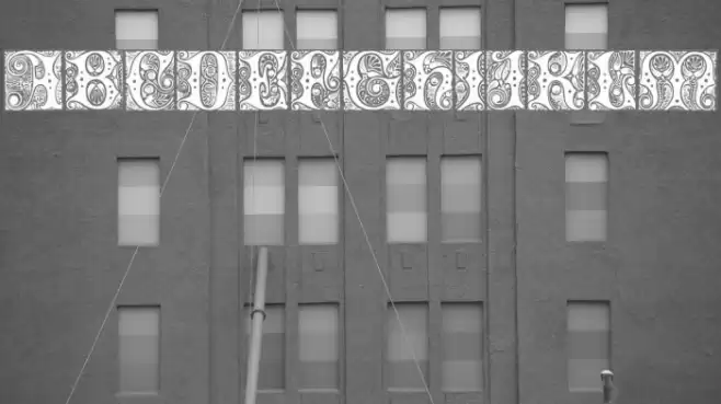 Cheshire Initials Font examples