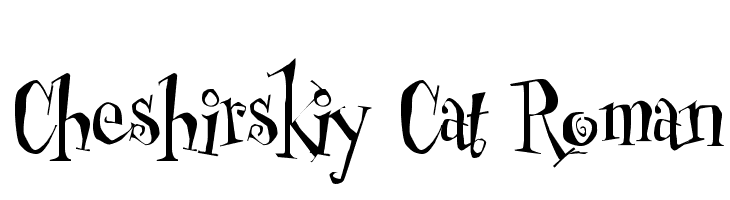Cheshirskiy Cat Roman  免费字体下载