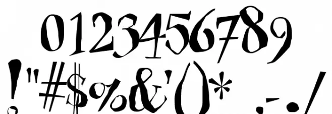 Cheshirskiy Cat Roman Font OTHER CHARS