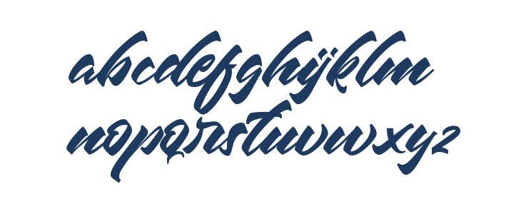 Chesnut Regular Lowercase