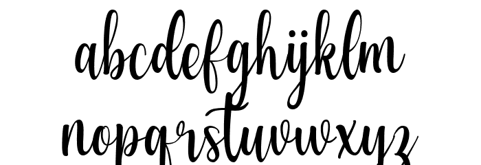 Chesova Font LOWERCASE
