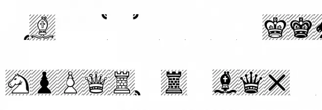 Chess-Leipzig Schriftart Groß